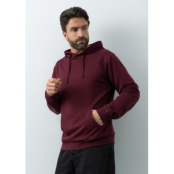 Худи унисекс STAN футер без начёса 260, 23, Бордовый,  (66)  (54/XXL)