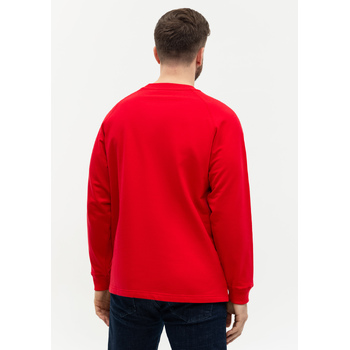 Свитшот унисекс STAN футер с начёсом 220, 60, Красный,  (14)  (54/XXL)