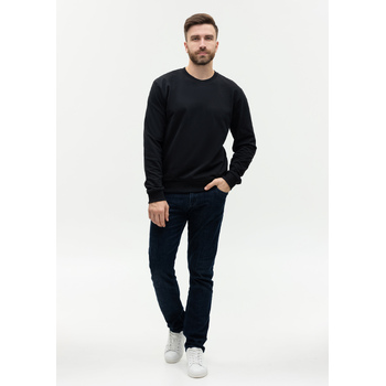 Свитшот унисекс STAN футер с начёсом 220, 60, Чёрный,  (20)  (48/M)