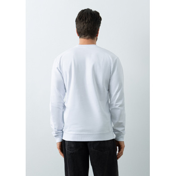 Свитшот унисекс STAN футер без начёса, 260, 63, Белый,  (10/1)  (56/XXXL)