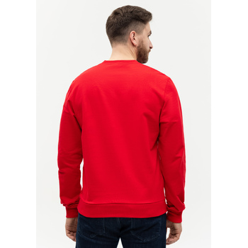 Свитшот унисекс STAN футер без начёса, 260, 63, Красный,  (14)  (52/XL)