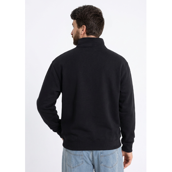 Толстовка STAN оверсайз на молнии, футер без начёса, 340, 102, Чёрный,  (20)  (54/XXL)
