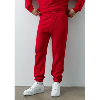 Брюки унисекс STAN футер без начёса, 350, 97, Красный,  (14)  (44/XS)