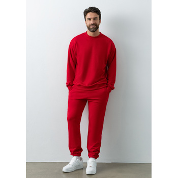Брюки унисекс STAN футер без начёса, 350, 97, Красный,  (14)  (54/XXL)