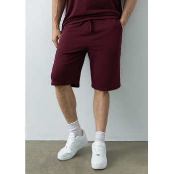 Шорты унисекс STAN футер, 260, 98, Бордовый,  (66)  (44/XS)