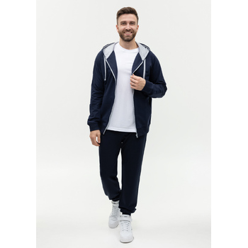 Брюки мужские STAN футер без начёса, 260, 62, Тёмно-синий,  (46)  (52/XL)
