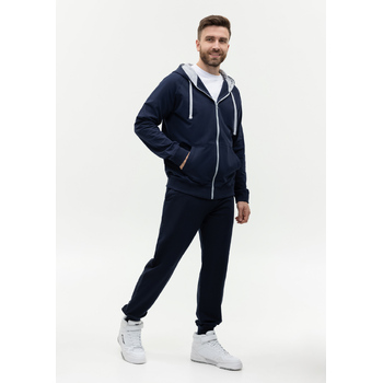 Брюки мужские STAN футер без начёса, 260, 62, Тёмно-синий,  (46)  (54/XXL)