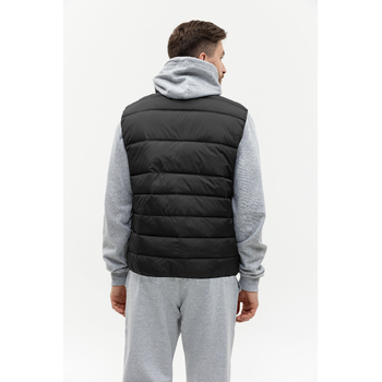 Жилет мужской STAN утепленный таффета 210T,65, 82, Чёрный,  (20)  (54/XXL)