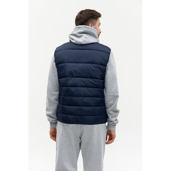 Жилет мужской STAN утепленный таффета 210T,65, 82, Чёрный,  (20)  (56/XXXL)