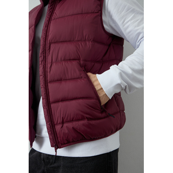 Жилет мужской STAN утепленный таффета 210T,65, 82, Бордовый,  (66)  (52/XL)