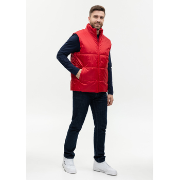 Жилет унисекс STAN утепленный таффета 210T,200, 84, Красный,  (14)  (44/XS)