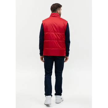 Жилет унисекс STAN утепленный таффета 210T,200, 84, Красный,  (14)  (44/XS)