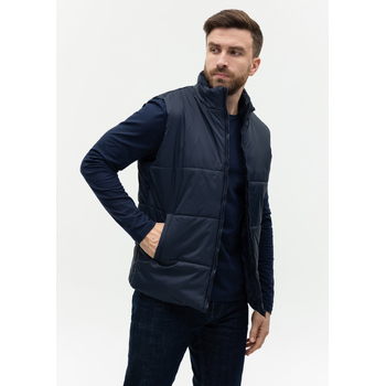 Жилет унисекс STAN утепленный таффета 210T,200, 84, Тёмно-синий,  (46)  (48/M)