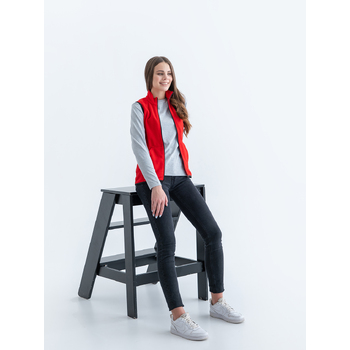 Жилет женский STAN микрофлис, 200, 28WN, Чёрный,  (20)  (50/XL)