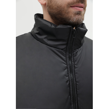 Жилет унисекс STAN утепленный таффета 210T,200, 84, Чёрный,  (20)  (54/XXL)