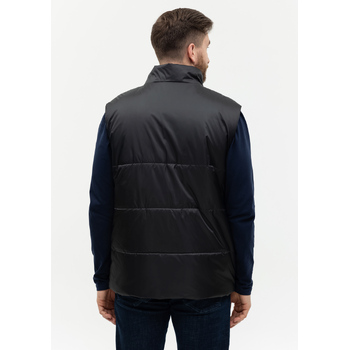 Жилет унисекс STAN утепленный таффета 210T,200, 84, Чёрный,  (20)  (60-62/5XL)