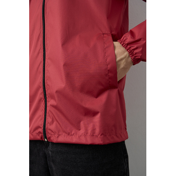Ветровка унисекс STAN дюспо 210T, 85, 59, Бордовый,  (66)  (46/S)