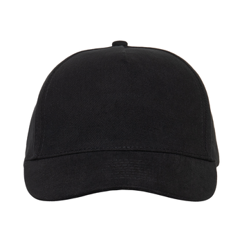 Бейсболка STAN 5 клиньев хлопок 280, 11, Чёрный,  (20)  (56-58/ONE SIZE)