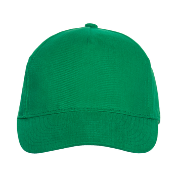 Бейсболка STAN 5 клиньев хлопок 280, 11, Зелёный,  (30)  (56-58/ONE SIZE)