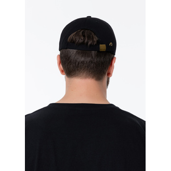 Бейсболка STAN 5 клиньев хлопок 260, 12, Чёрный,  (20)  (56-58/ONE SIZE)