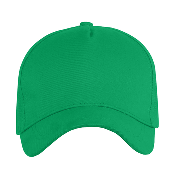 Бейсболка STAN 5 клиньев хлопок 260, 12, Зелёный,  (30)  (56-58/ONE SIZE)
