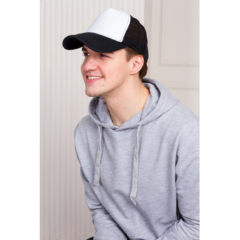 Бейсболка с сеткой STAN полиэстер, 33, Чёрный,  (20)  (56-58/ONE SIZE)