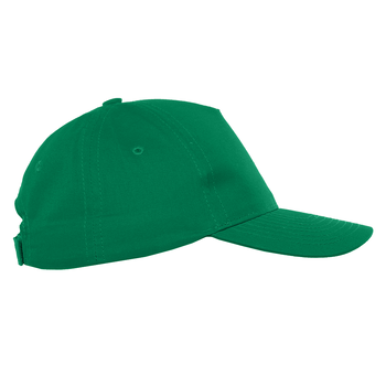 Бейсболка детская STAN 5 клиньев хлопок 150, 10J, Зелёный,  (30)  (52-54/ONE SIZE)