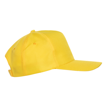 Бейсболка STAN 5 клиньев полиэстер 150, 10P, Жёлтый,  (12/1)  (56-58/ONE SIZE)