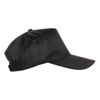 Бейсболка STAN 5 клиньев полиэстер 150, 10P, Чёрный,  (20)  (56-58/ONE SIZE)