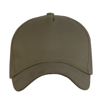 Бейсболка STAN 5 клиньев хлопок, 260, 112, Оливковый хаки,  (36)  (56-58/ONE SIZE)