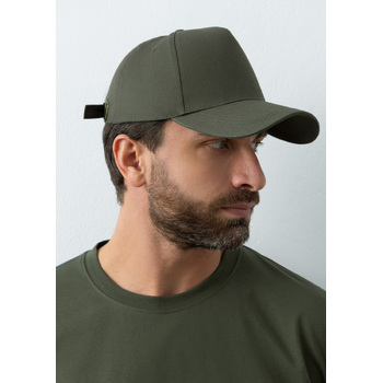 Бейсболка STAN 5 клиньев хлопок, 260, 112, Оливковый хаки,  (36)  (56-58/ONE SIZE)