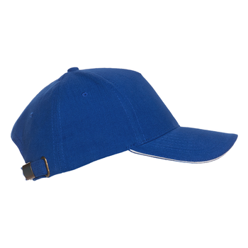 Бейсболка с кантом STAN 5 клиньев хлопок 280, 11K, Синий,  (16/1)  (56-58/ONE SIZE)