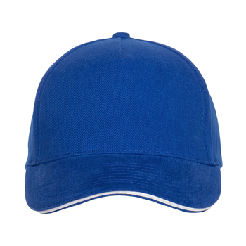 Бейсболка с кантом STAN 5 клиньев хлопок 280, 11K, Синий,  (16/1)  (56-58/ONE SIZE)