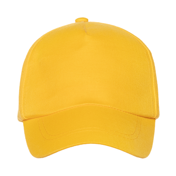 Бейсболка детская STAN 5 клиньев хлопок 150, 10JU, Жёлтый,  (12/1)  (52-54/ONE SIZE)