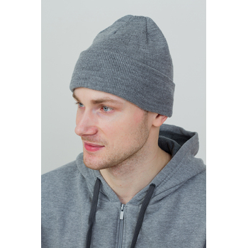 Шапка STAN акрил 115, Тёмный меланж,  (60/1)  (56-58/ONE SIZE)
