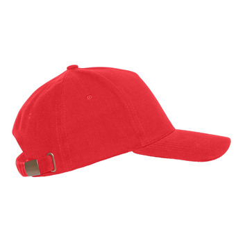 Бейсболка STAN 5 клиньев хлопок 280, 03, Красный,  (14)  (56-58)