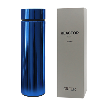 Термос Reactor гальванический c датчиком температуры  (синий)