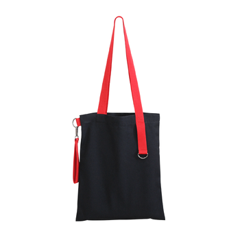 Шоппер Superbag black (чёрный с красным)