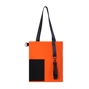 Шоппер Superbag Color (оранжевый с чёрным)