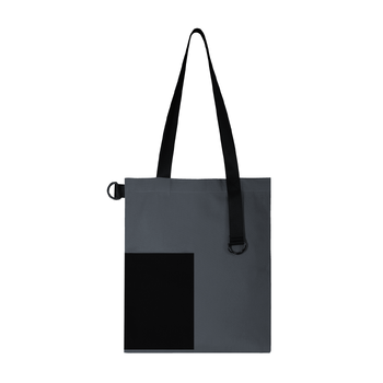 Шоппер Superbag Color (темно-серый с чёрным)