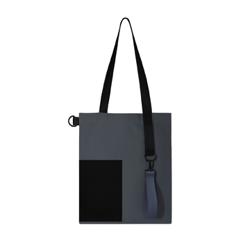 Шоппер Superbag Color (темно-серый с чёрным)