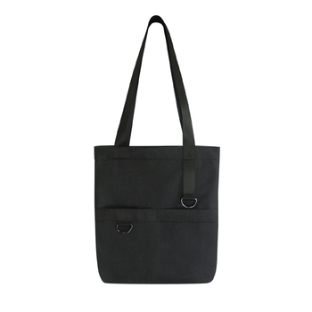 Шоппер Superbag ZIP, с двумя карманами и молнией (черный)
