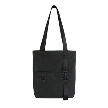 Шоппер Superbag ZIP, с двумя карманами и молнией (черный)