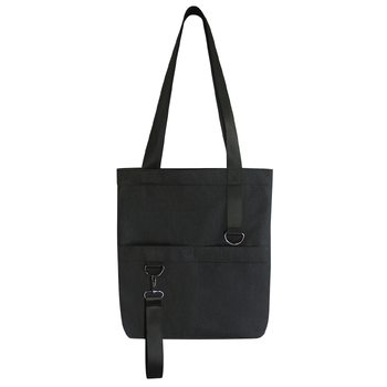 Шоппер Superbag ZIP, с двумя карманами и молнией (черный)