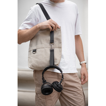 Шоппер Superbag ZIP, с двумя карманами и молнией (песочный)