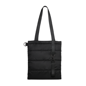 Шоппер Superbag Bubble, стёганый, без застёжки (черный)