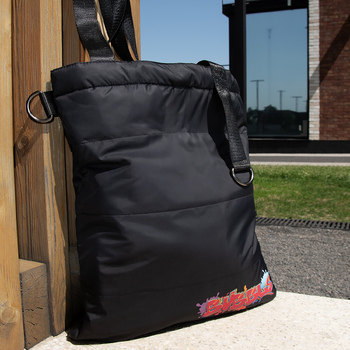 Шоппер Superbag Bubble, стёганый, без застёжки (черный)