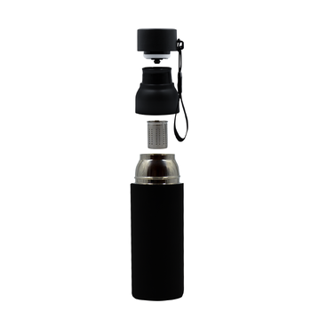 Термобутылка Button Black (черный)