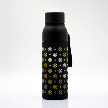 Термобутылка Button Black (черный)