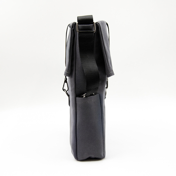 Шоппер Superbag Companion, с тремя отделениями, боковым креплением (карабин) и карманом (серый с черным)